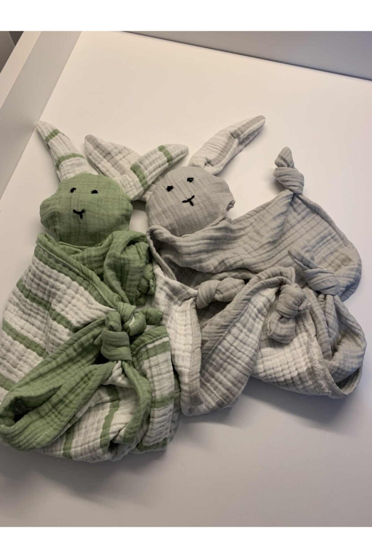 SALT ORGANİK BABY Uyku Arkadaşı Gri Tavşan