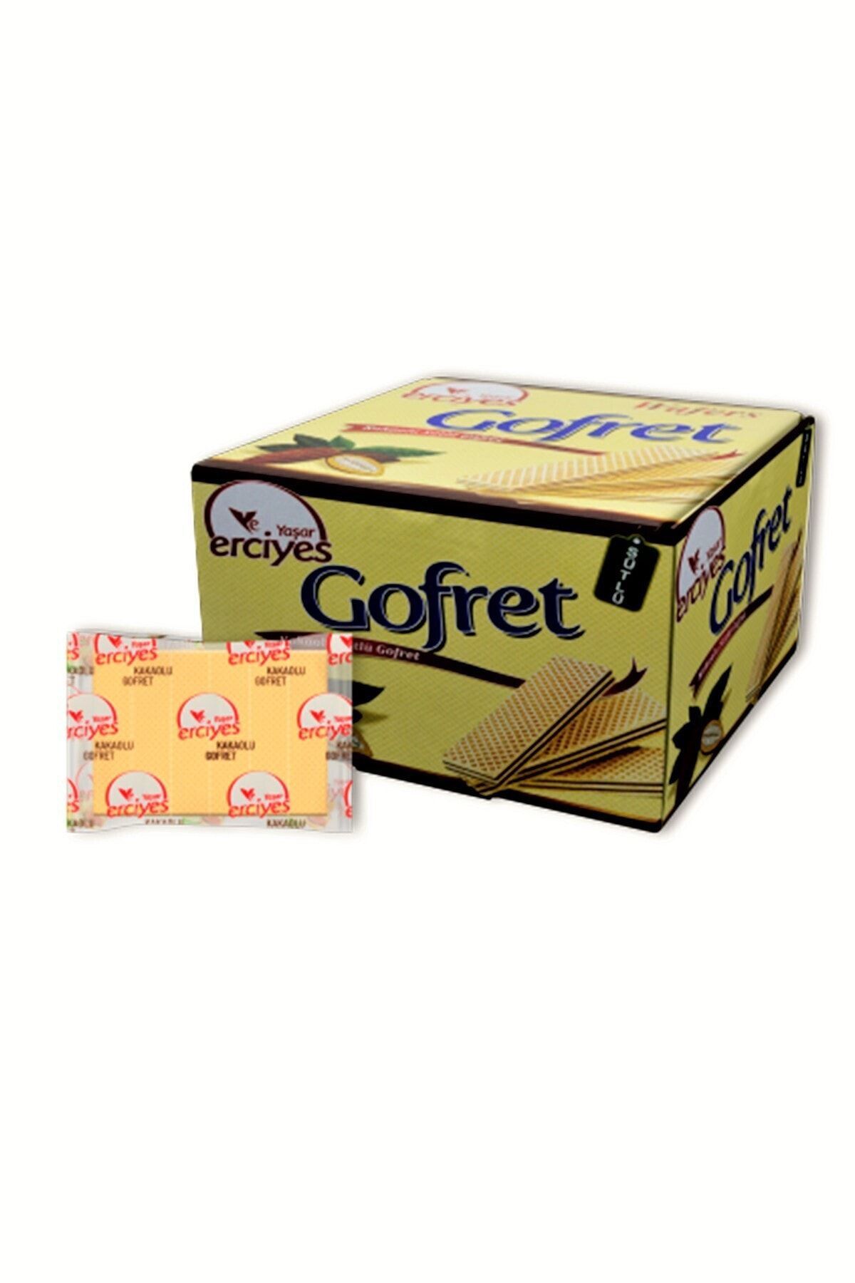 Yaşar Erciyes Kakao Aromalı Sütlü Gofret 1200 Gr