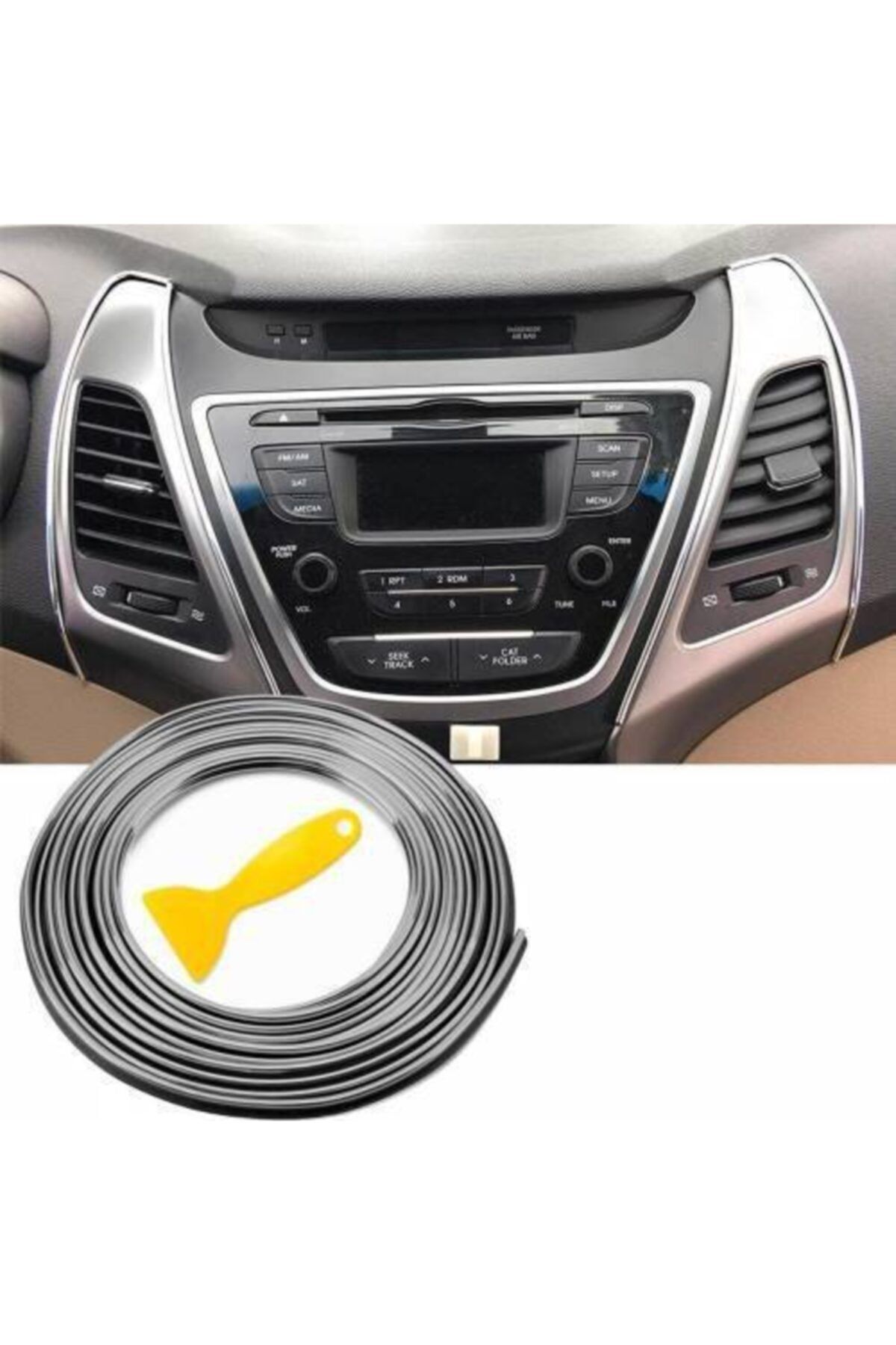 unikum daihatsu sirion arac ici nikelaj krom torpido ip trim fitili 2 metre fiyati yorumlari trendyol