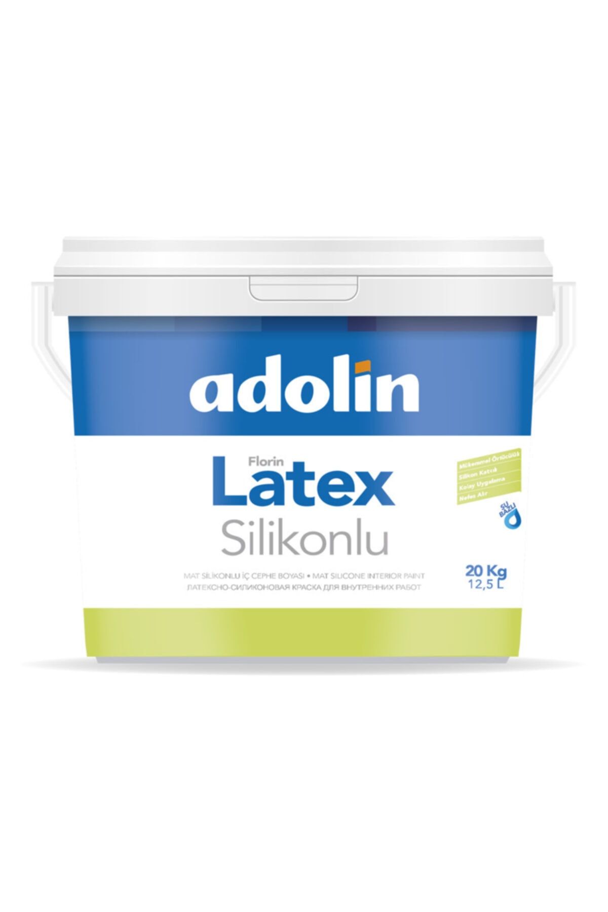 adolin florin latex silikonlu boya beyaz 3 5 kg fiyati yorumlari trendyol