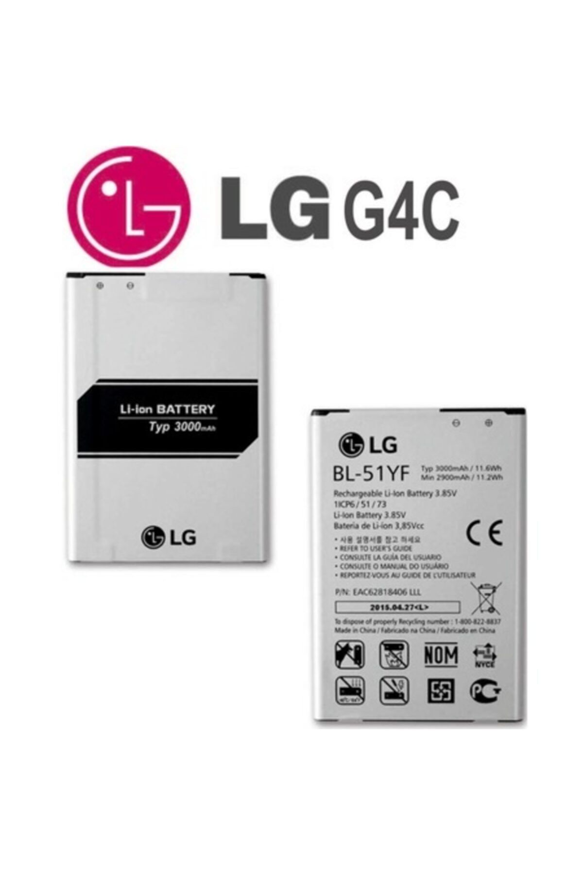 LG G4 C Pil Batarya