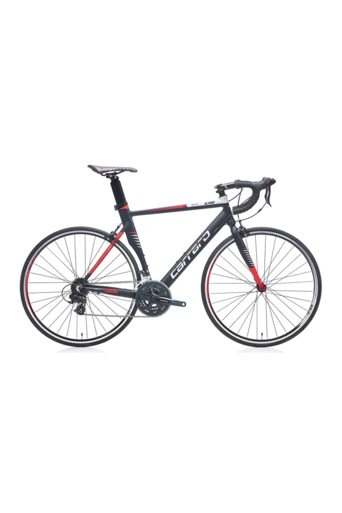 Carraro 2020 Cr-race 011 Aero Yol Bisikleti Siyah-kırmızı-gümüş 50 Cm