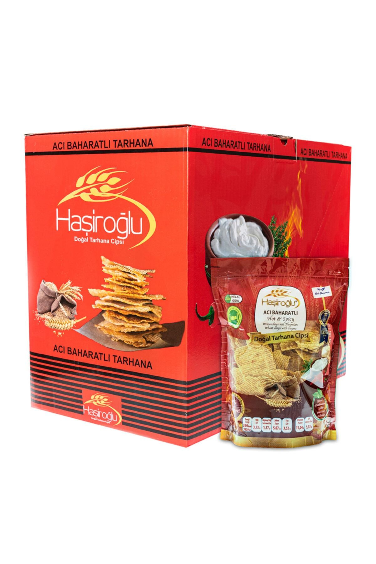 Haşiroğlu Acı Baharatlı Tarhana 225 gr * 5 Adet