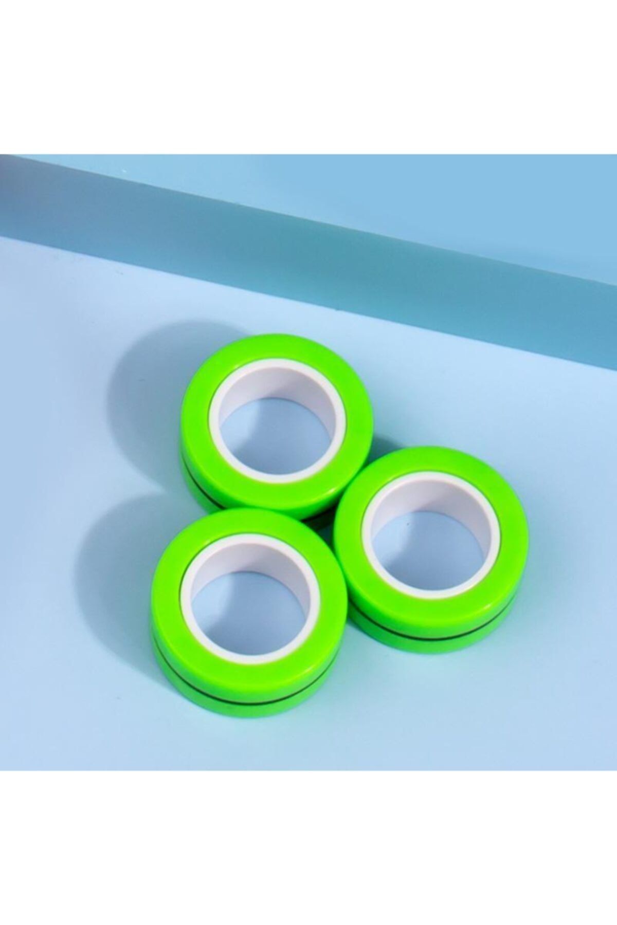 Niyet Stres Yüzüğü - Fingears - Magnetic Stress Ring - Yeşil