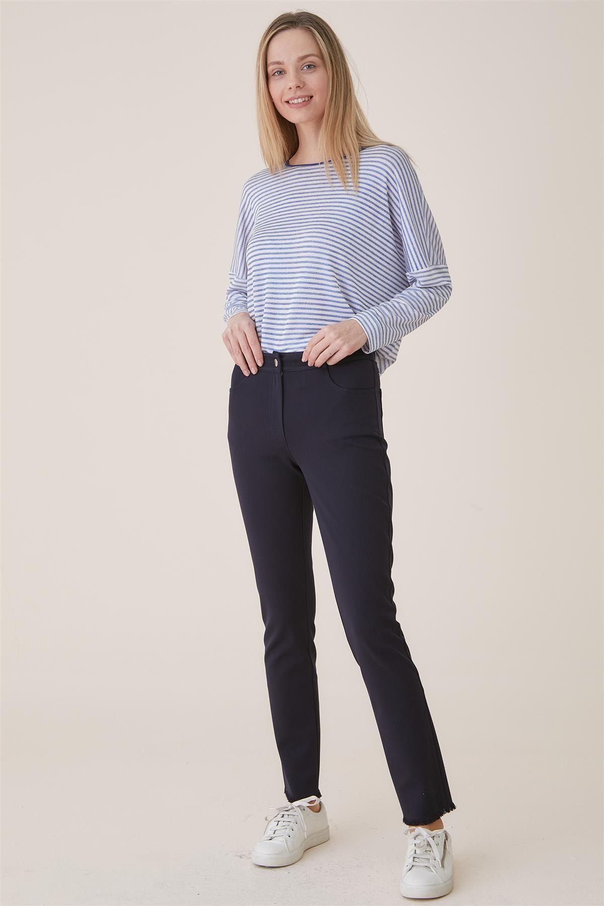 Kayra Pantolon-lacivert Ky-a9-79010-11