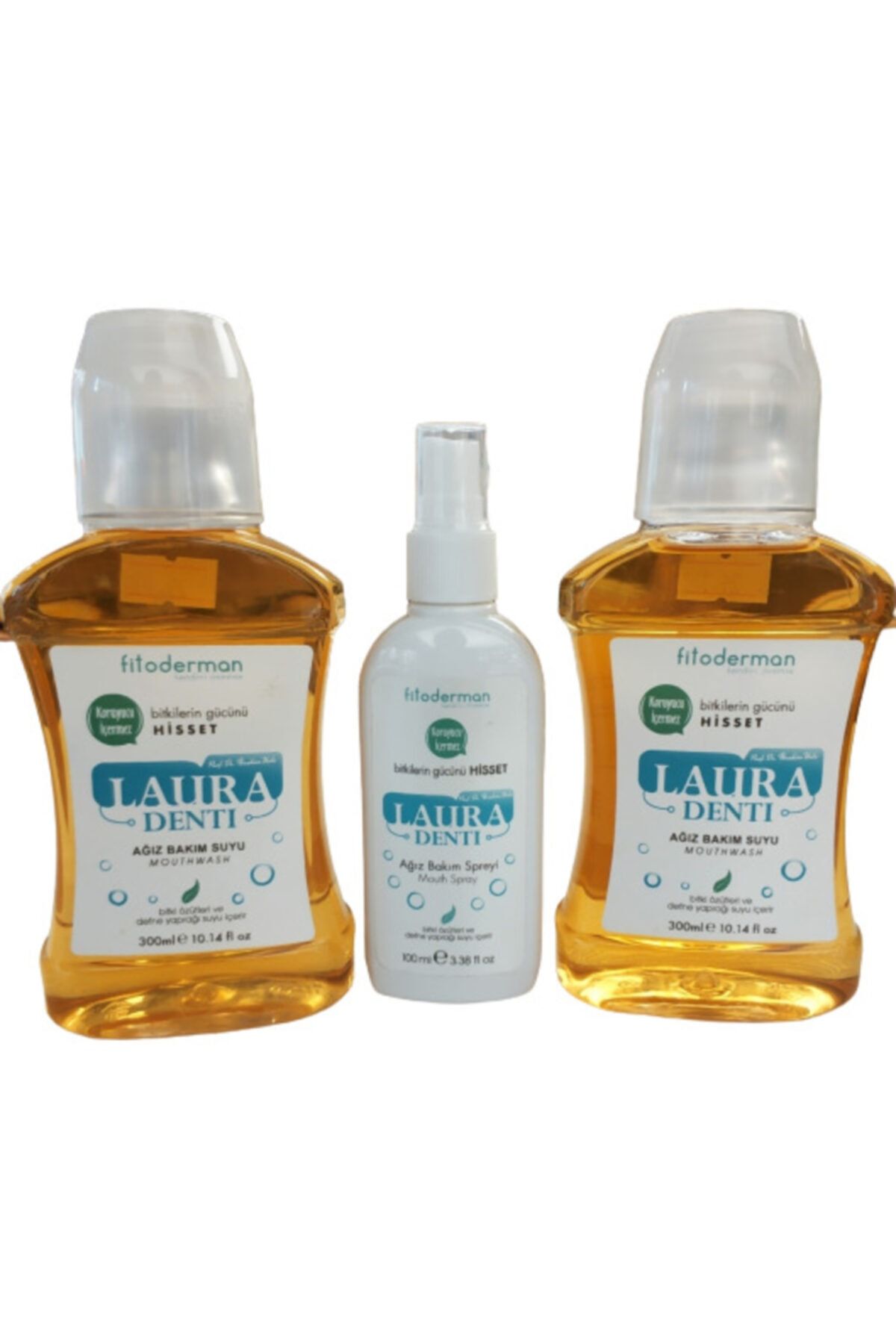 Fitoderman 2 Adet Ağız Bakım Suyu Ve 1 Adet Ağız Bakım Spreyi 600 ml + 100 ml