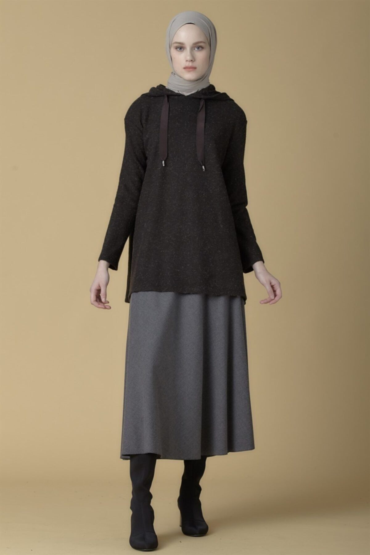 Armine Bluz 19ka3739 Kahverengi