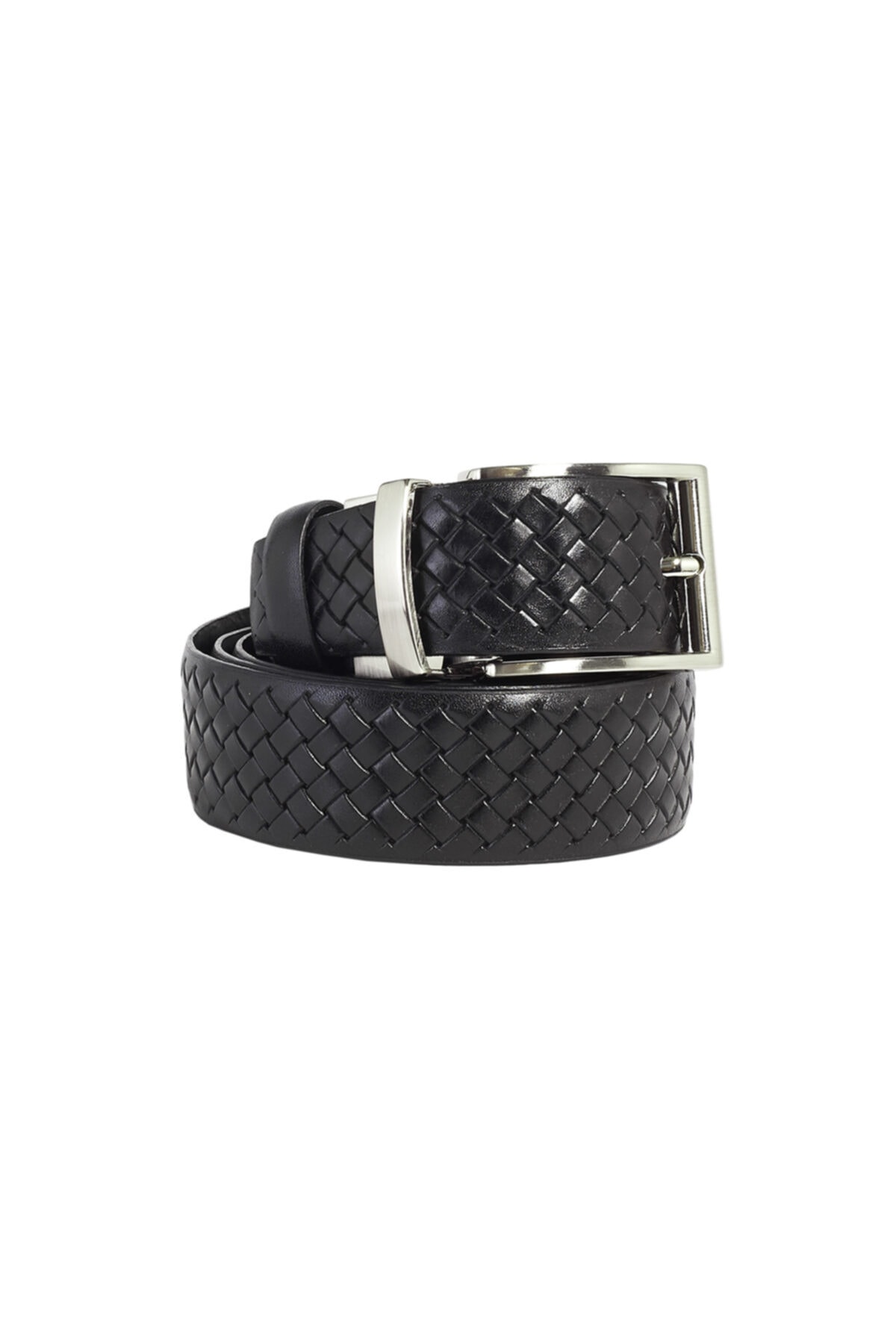 Desa Siyah Erkek Çift Taraflı Deri Kemer