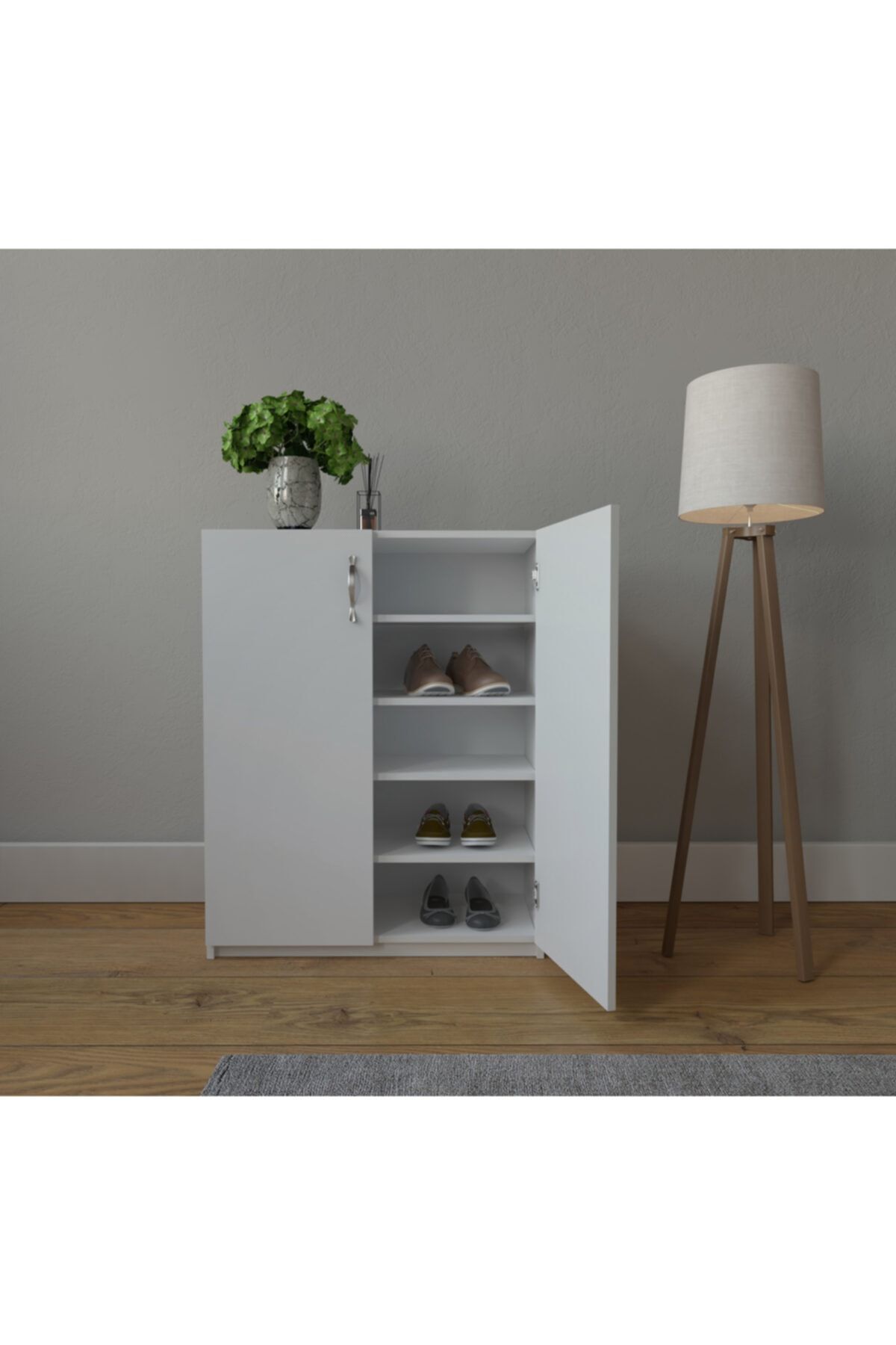 Nesse Shop Ayakkabılık 5 Gözlü Geniş Raflı,kaliteli Ve Kullanışlı