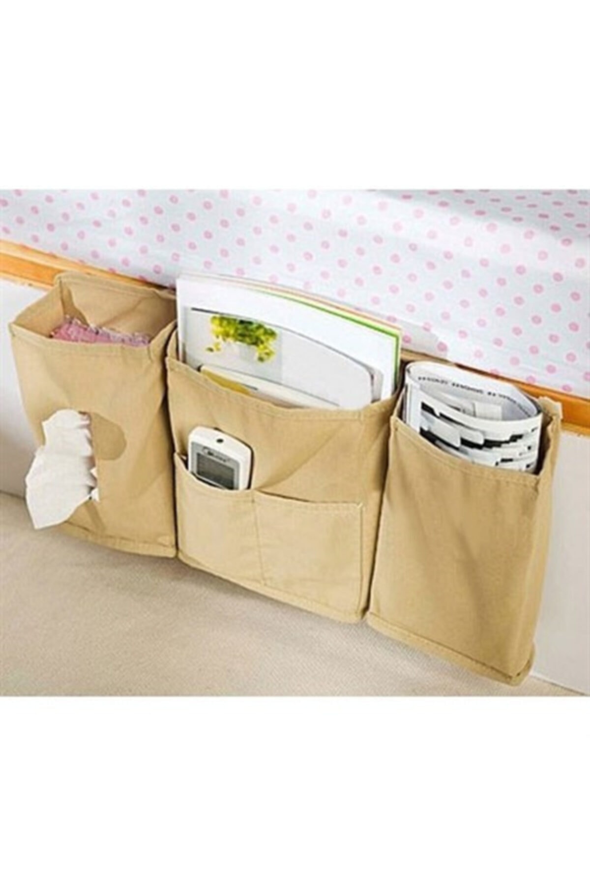indiriminvar bedside caddy yatak ve koltuk kenari organizer fiyati yorumlari trendyol