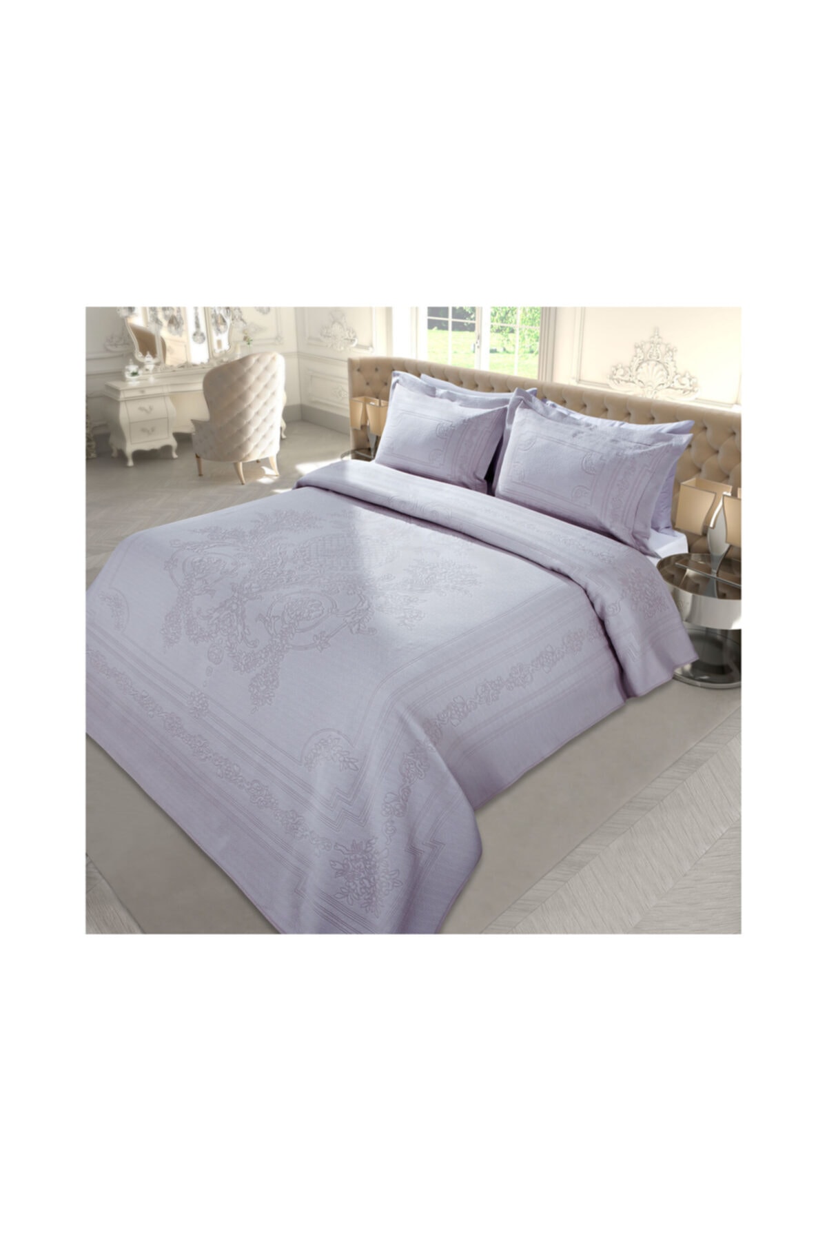 madame coco le roi soleil cift kisilik orme yatak ortusu acik murdum fiyati yorumlari trendyol