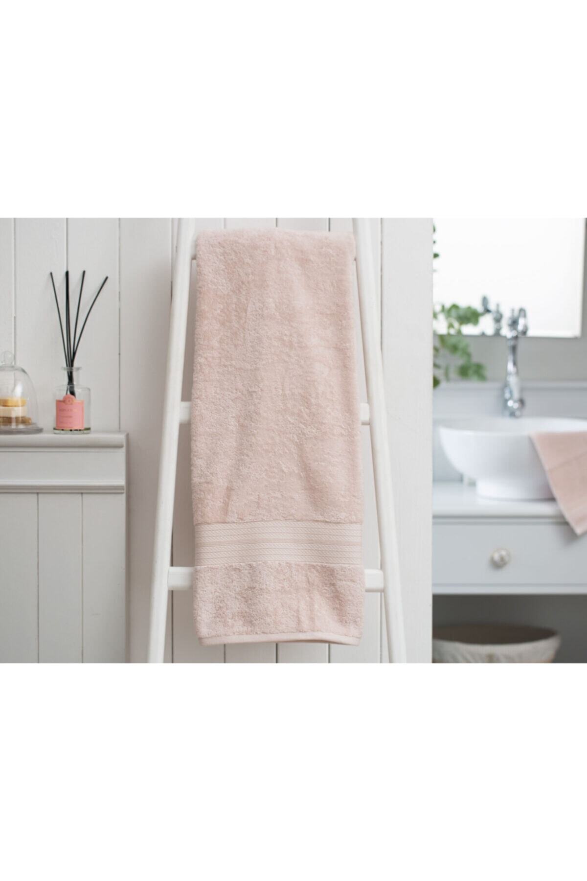 Madame Coco Roxane Banyo Havlusu - Pudra - 90x150 Cm