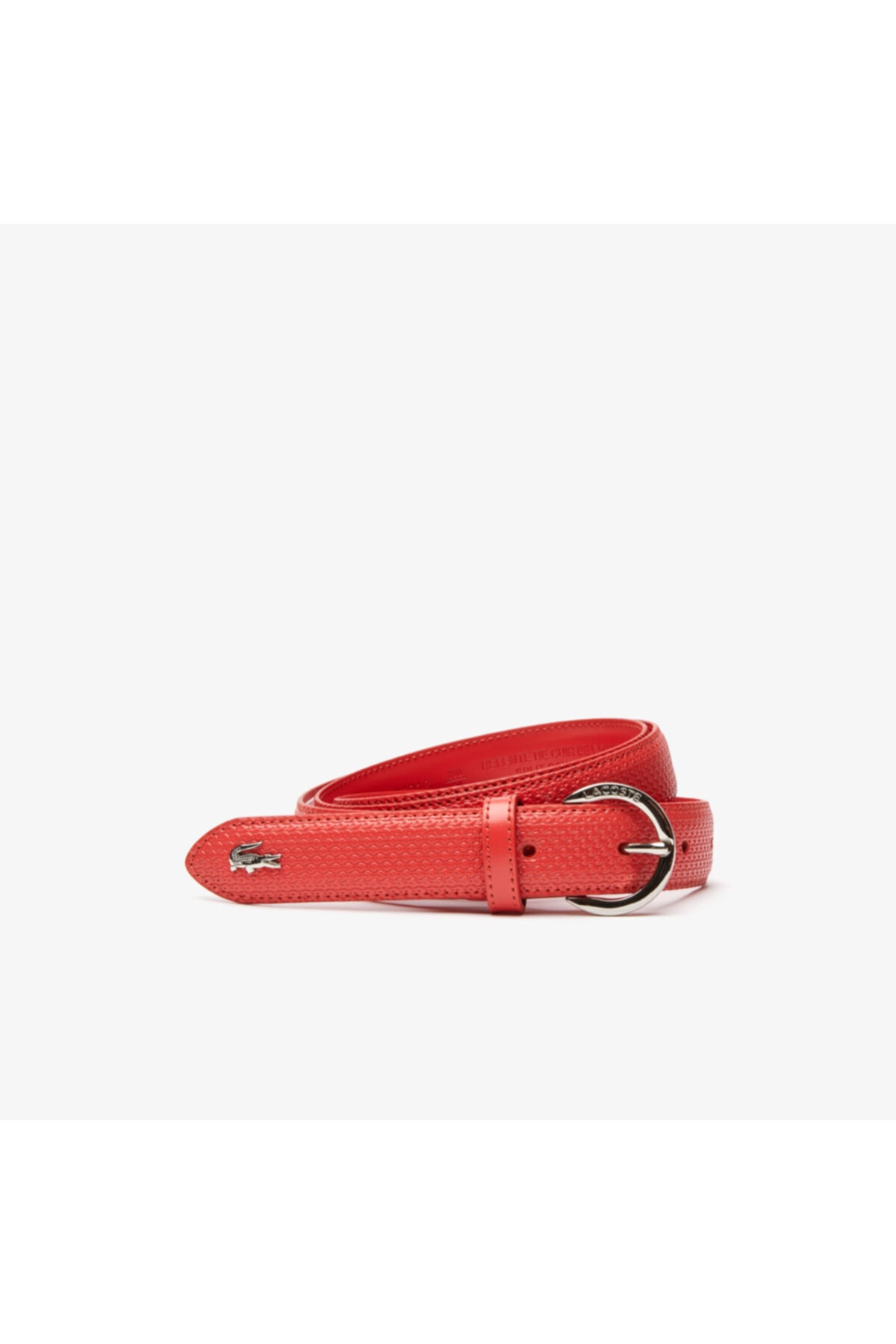 Lacoste Chantaco Kadın Turuncu Deri Kemer