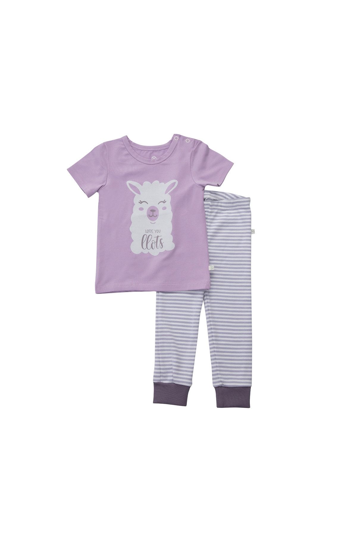 Organicera Organik Pijama Takımı,lila