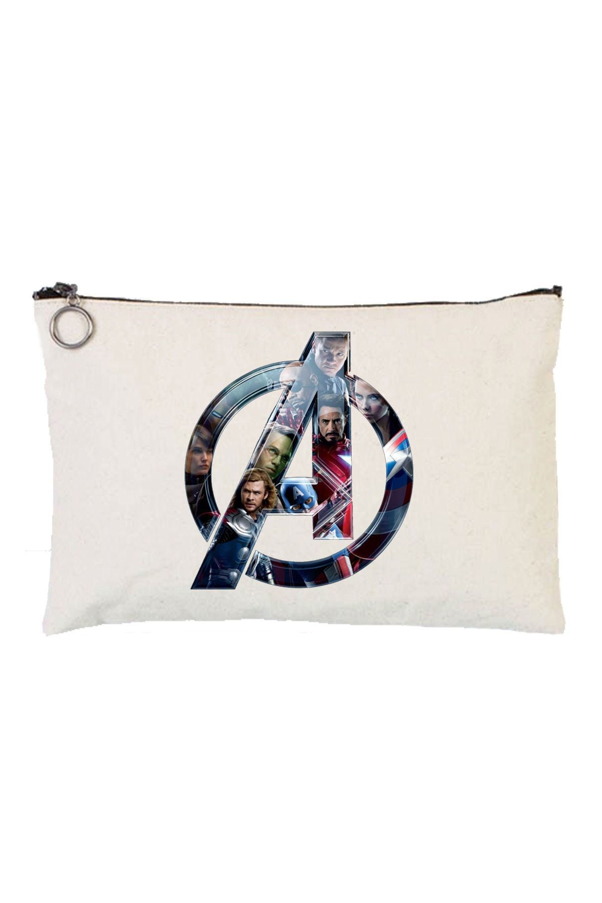 Art TShirt Avengers Astarlı Bez Tablet Ve Makyaj Çantası