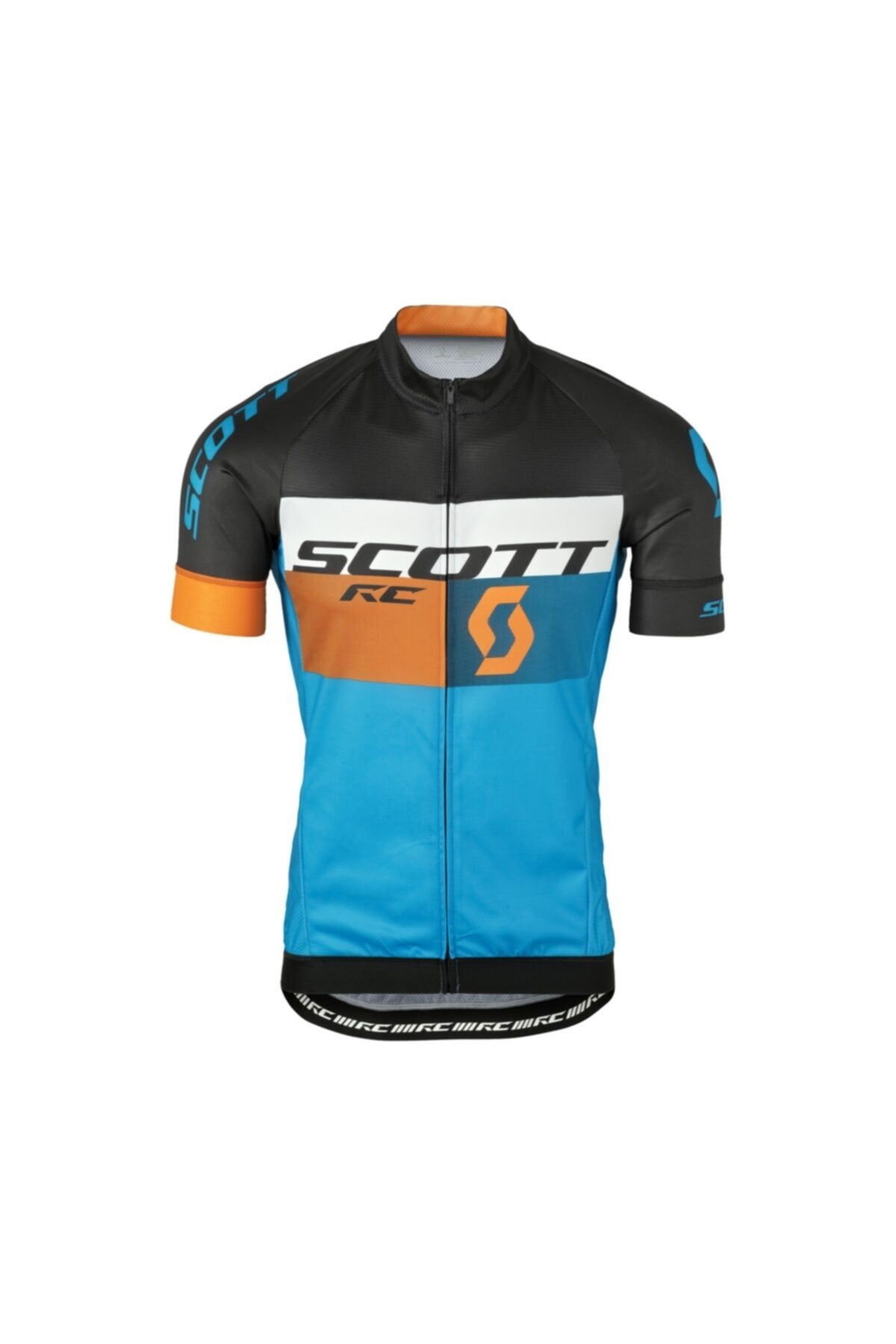 SCOTT Rc Pro Kısa Kol Forma Siyah-mavi-turuncu Xl