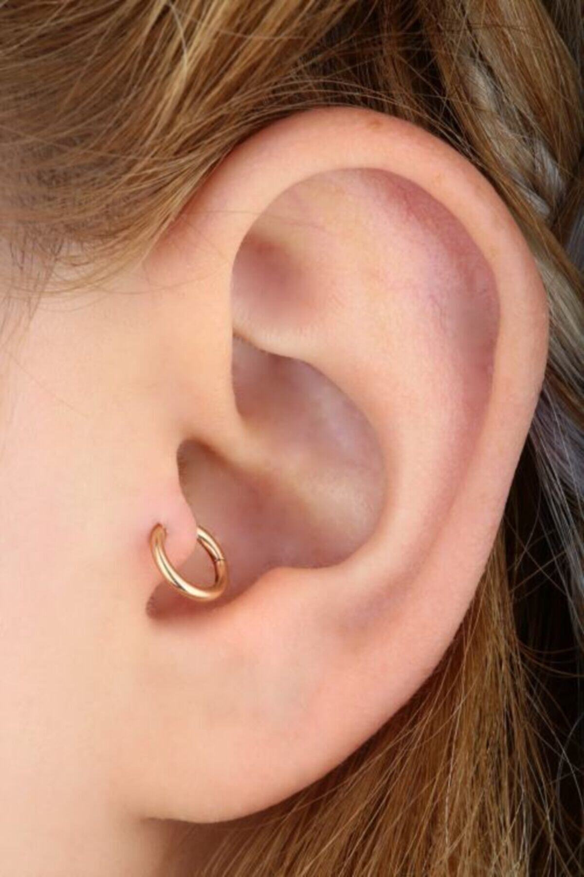 ECEDUKKAN Cerrahi Çelik Halka Kulak-dudak-burun Piercing (Iç Çap 10 Mm)