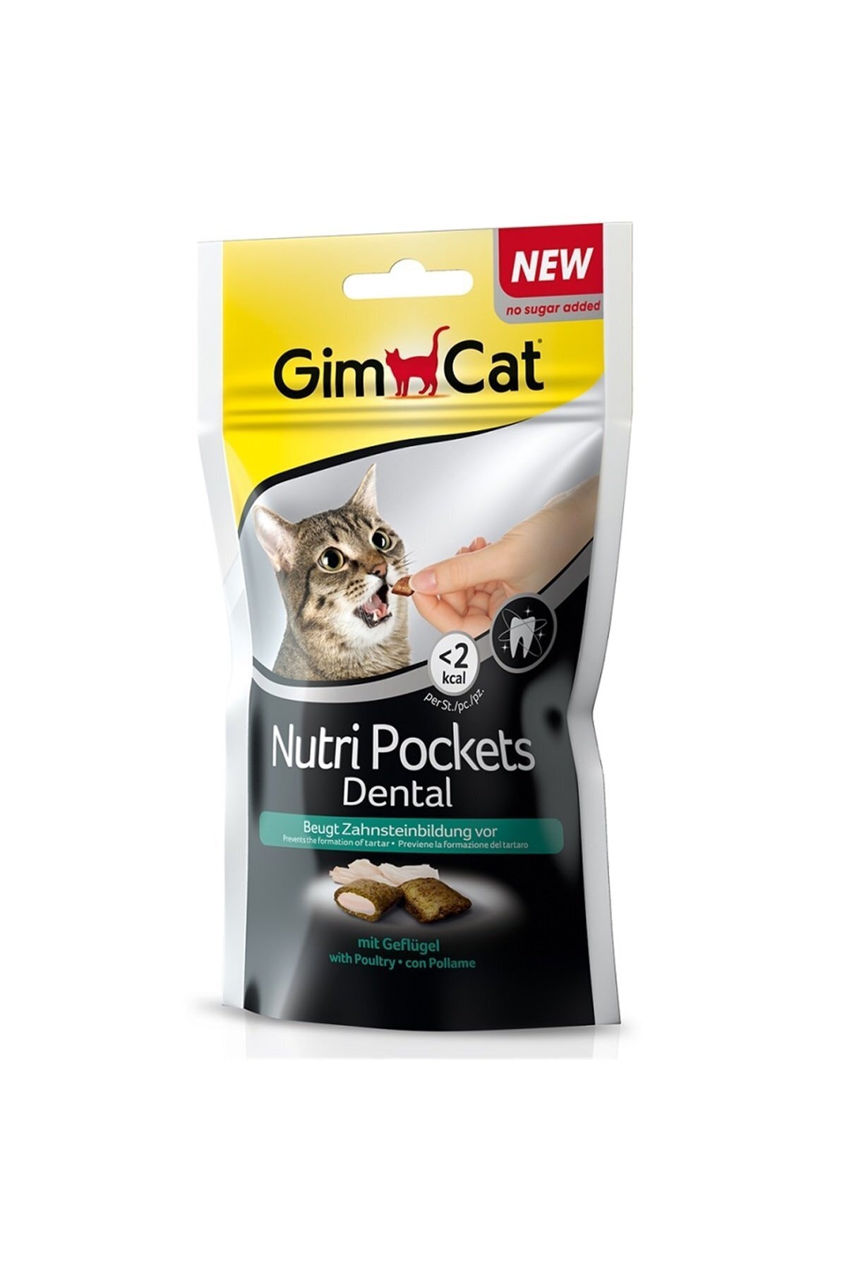 Gimcat Nutripockets Dental Tavuklu Kedi Ödülü 60gr 3'lü Set Idili