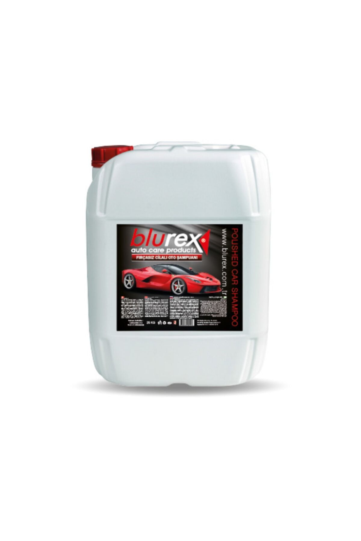 BLUREX Fırçasız Cilalı Oto Yıkama Şampuanı 20 Litre