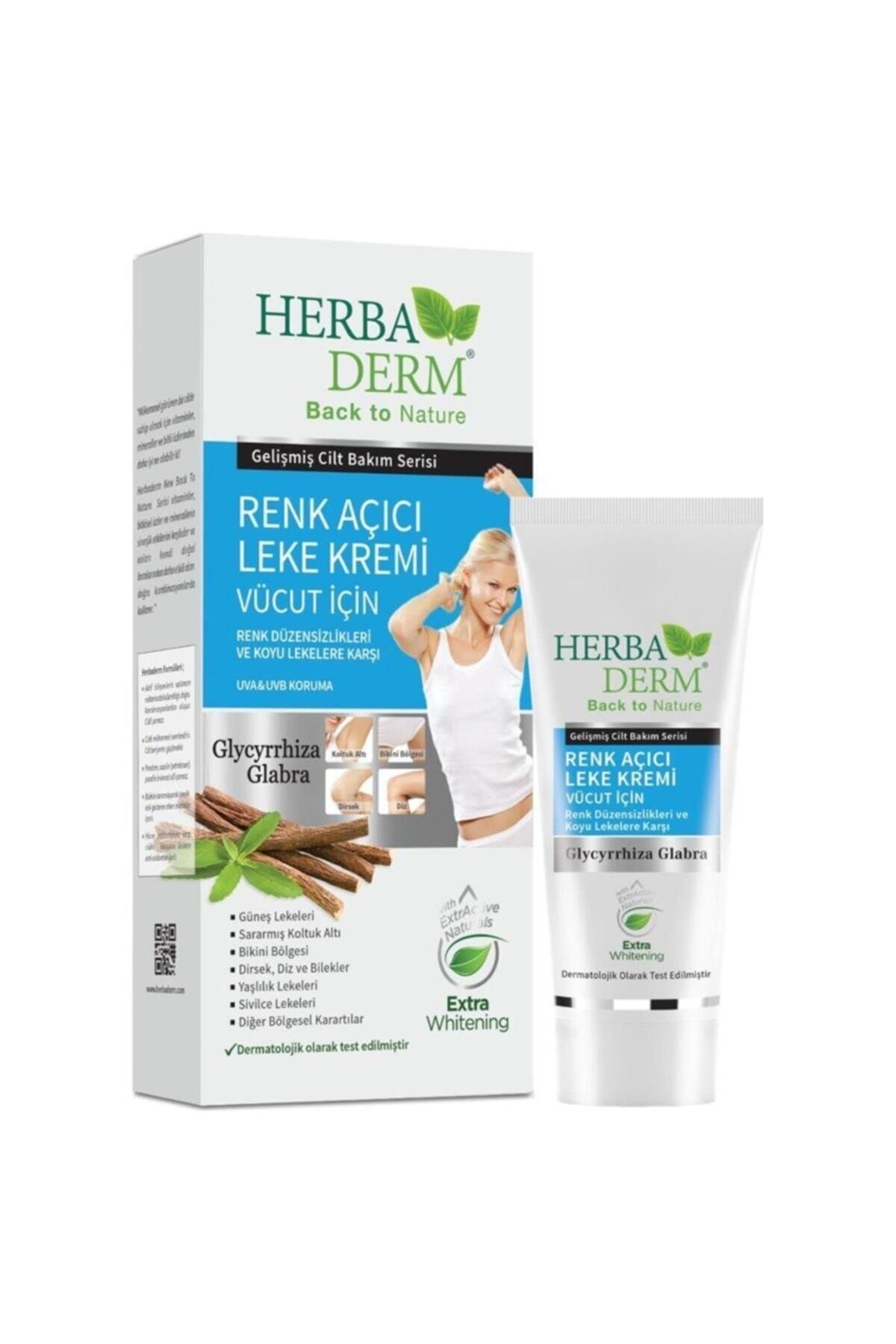 Herbaderm Renk Açıcı Leke Kremi Vücut Için 60 ml