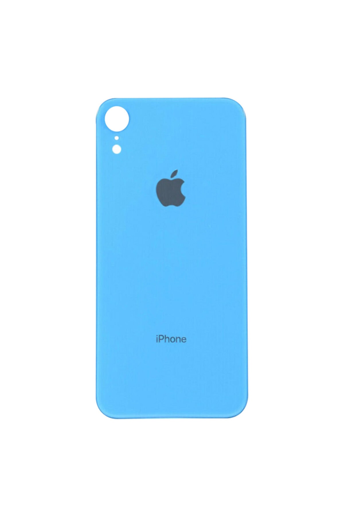 Teknonet Apple Iphone Xr Için Oem Cam Geniş Kamera Camlı Batarya Kapağı - Mavi