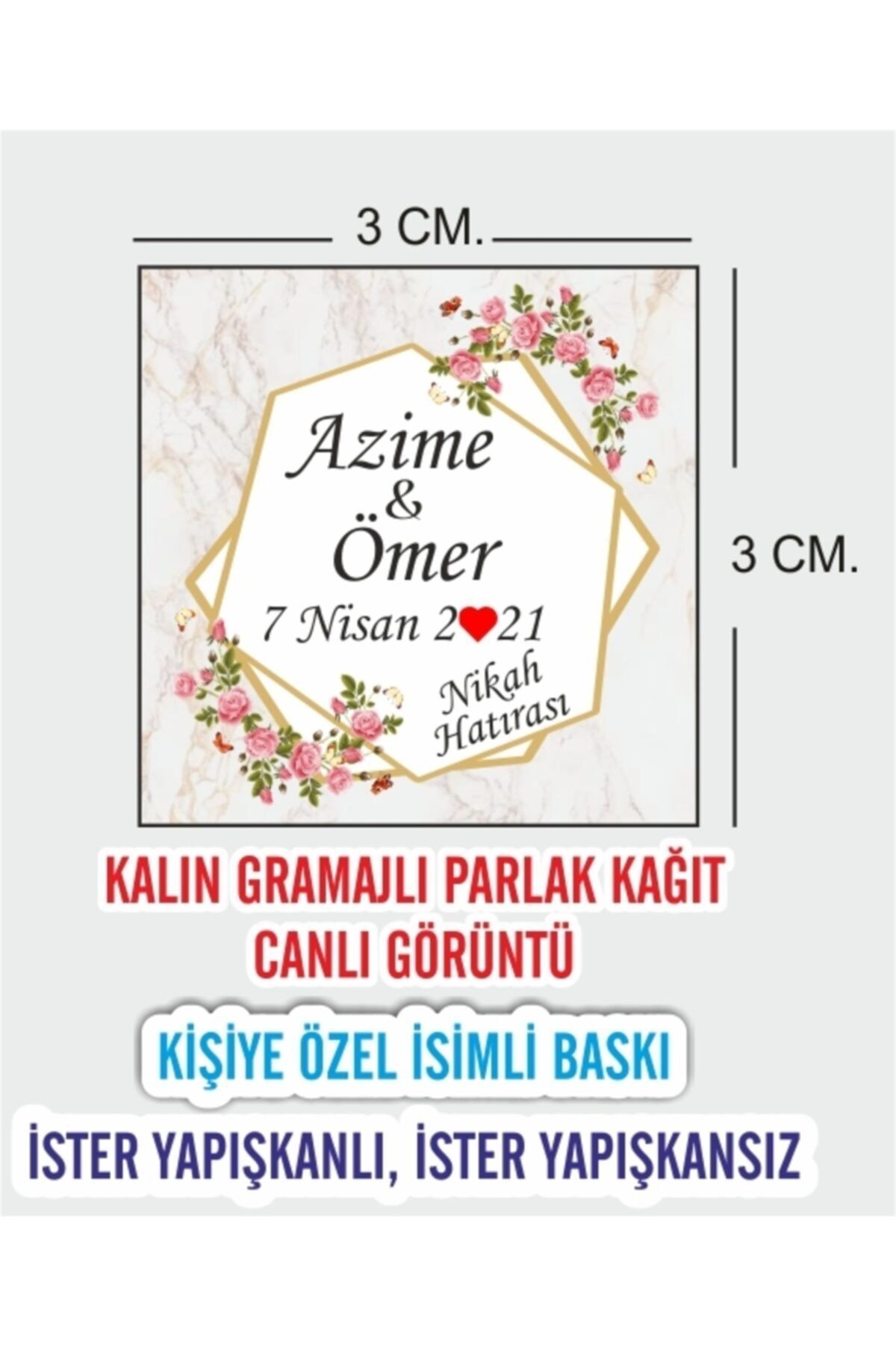 LİVALÜKS Etiket Nikah Düğün Nişan Söz Magnet Şişe Ve Söz Etiketleri