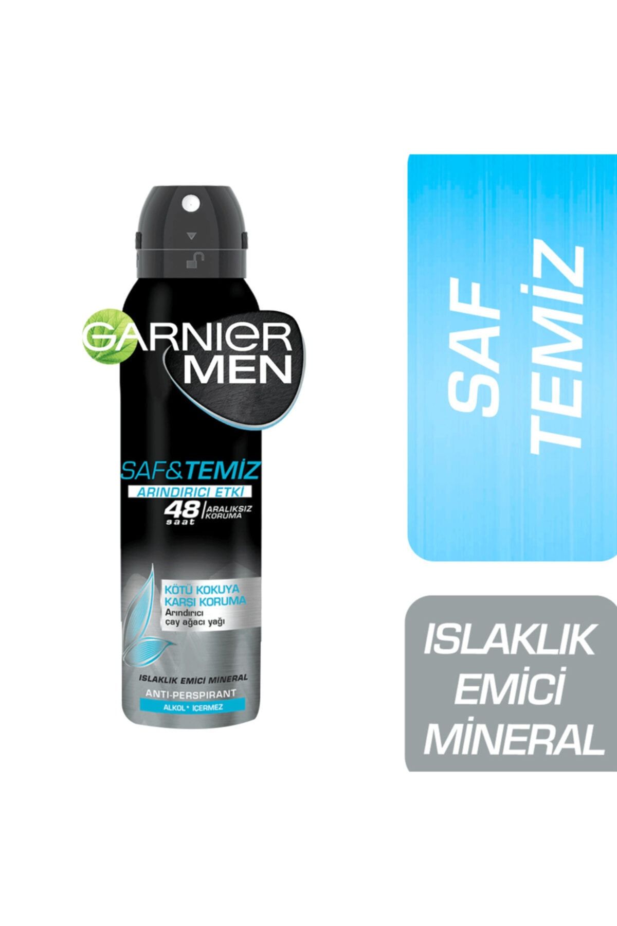 Garnier Saf Ve Temiz Aerosol Deodorant Men