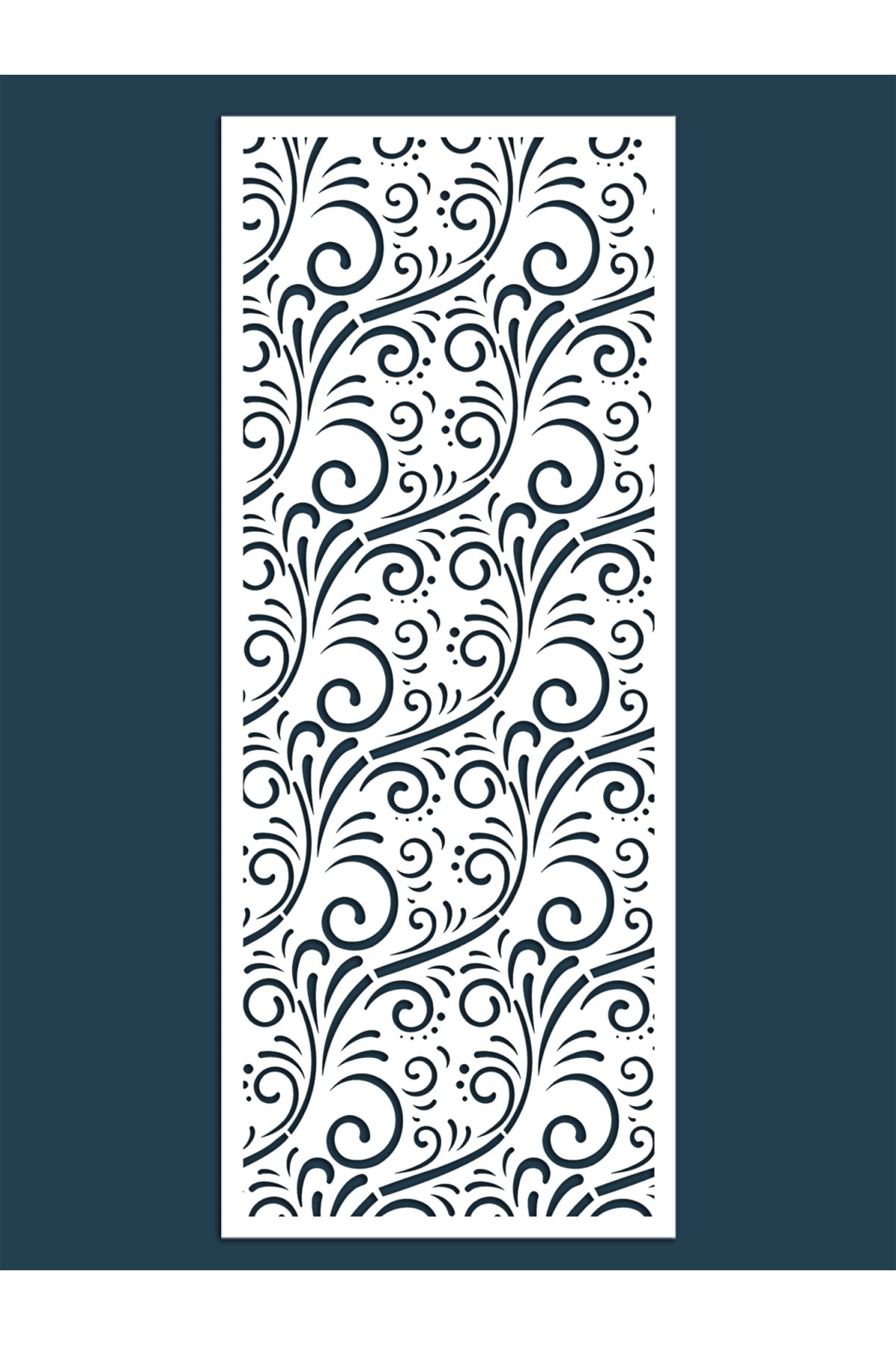 Liar Dekor Liar Ahşap Seperatör (Paravan) - KSP-13 - (10 mm) - (100 cm x 210 cm) - (Beyaz)