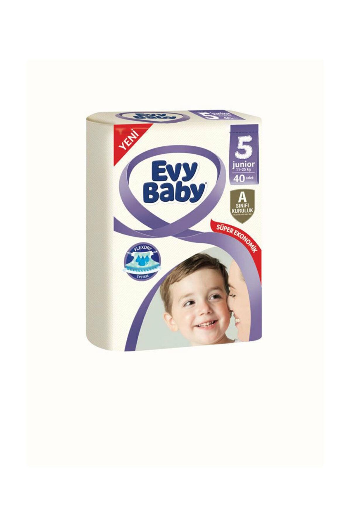 evy baby bebek bezi 5 beden junior 40 adet fiyati yorumlari trendyol