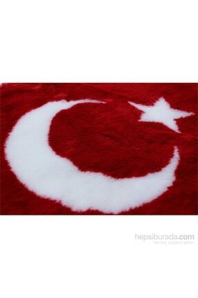 Peluş Türk Bayrağı Torpido Halısı Ay-yıldız Image 1