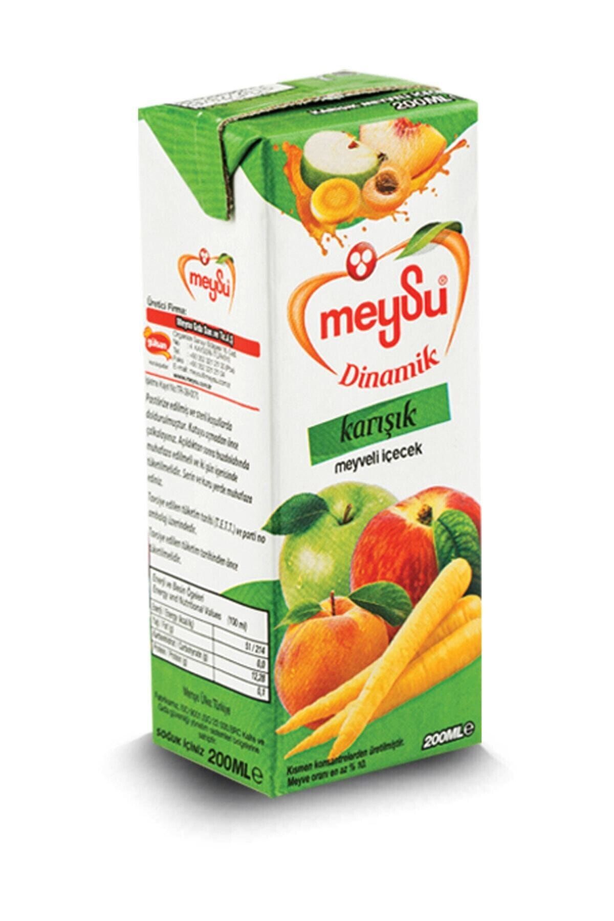 Meyöz Meysu Dinamik Karışık Meyveli Içecek 200 ml (27 ADET)