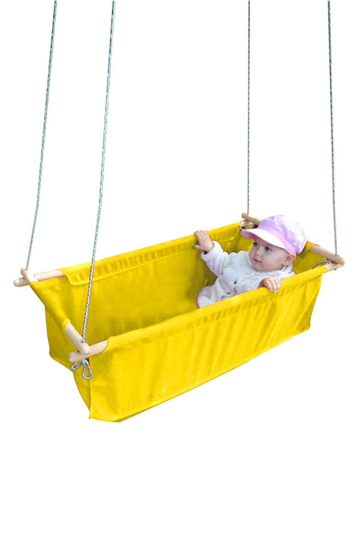 Bundera Sally Sarı Salıncak Bebek Çocuk Salıncağı Hamak Beşik Bebek Hamağı Çingene Beşiği Salıncağı