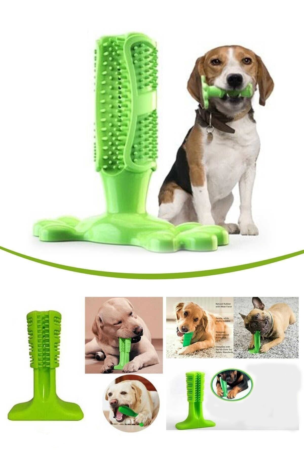 Chermik Küçük Boy Köpek Diş Fırçası, Isırma Aparatı, Diş Kaşıma Oyuncağı