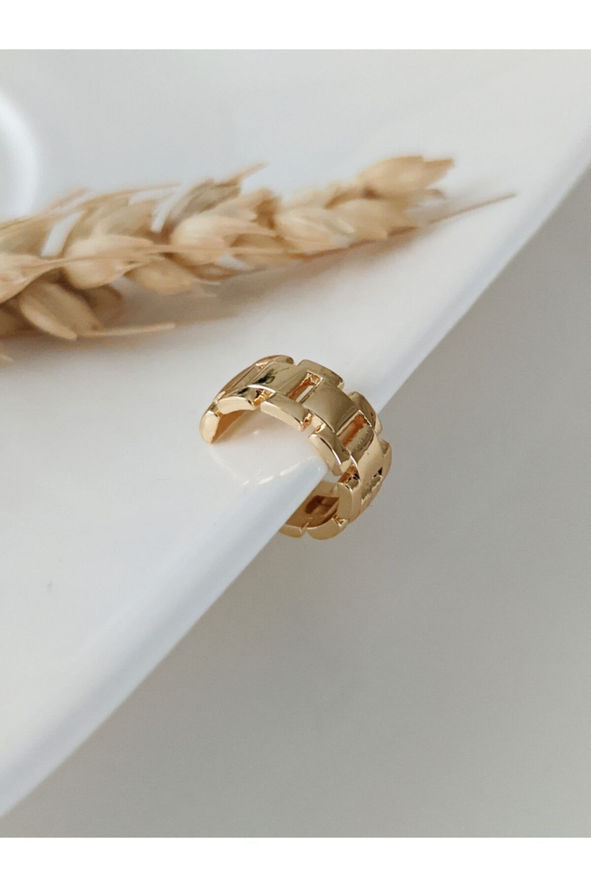 SU PERİSİ TAKI BİJUTERİ Kadın Sıralı Earcuff  Kıkırdak Küpe