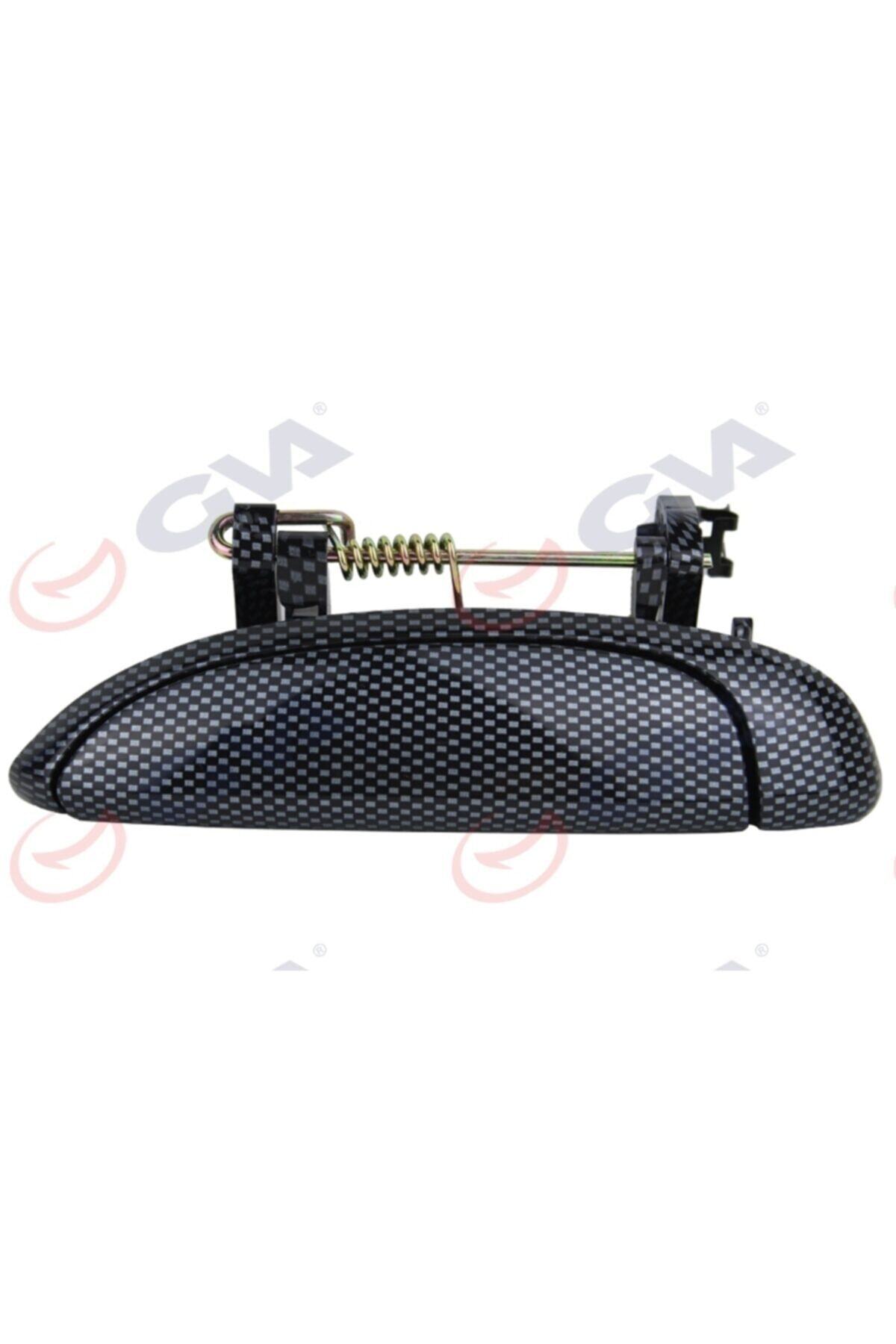 GVA Dış Kapı Kolu Sol Ön-arka Karbon Fiber Clio 98-04 -megane 95-02