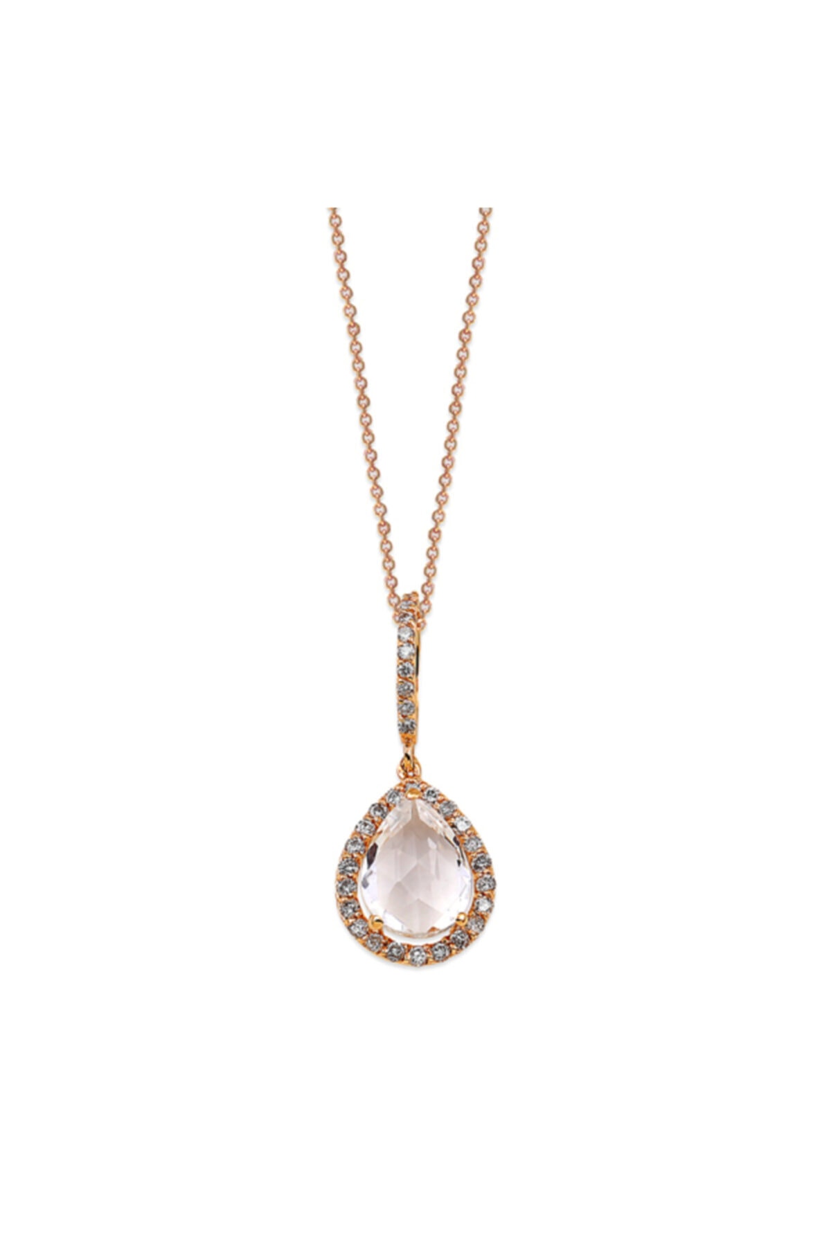 Barok Diamond Pırlanta Rena Kolye 0.31ct 18 Ayar