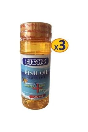 Fisho Omega 3 Balık Yağı 60 Kapsül - 3 Adet Image 0