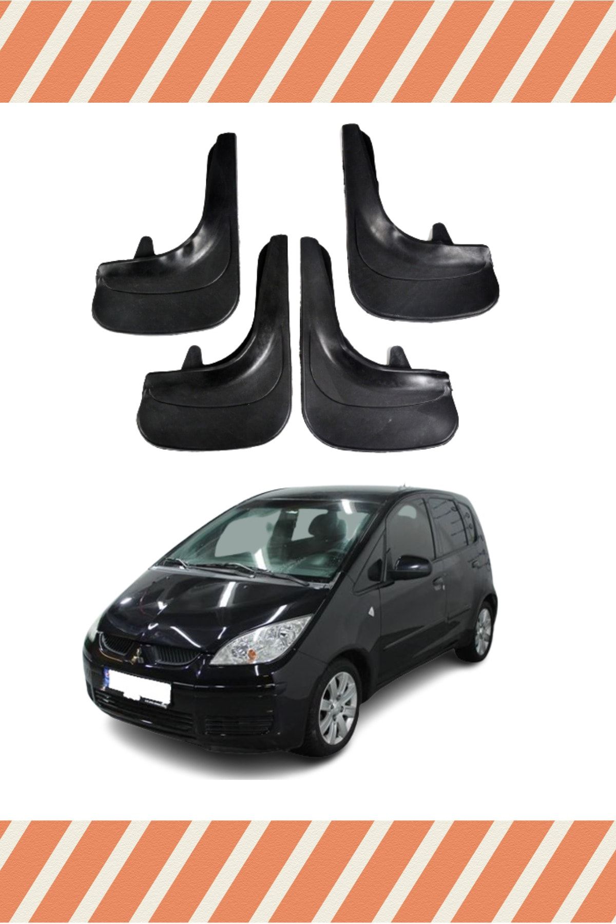 Mitsubishi colt mud deals flaps