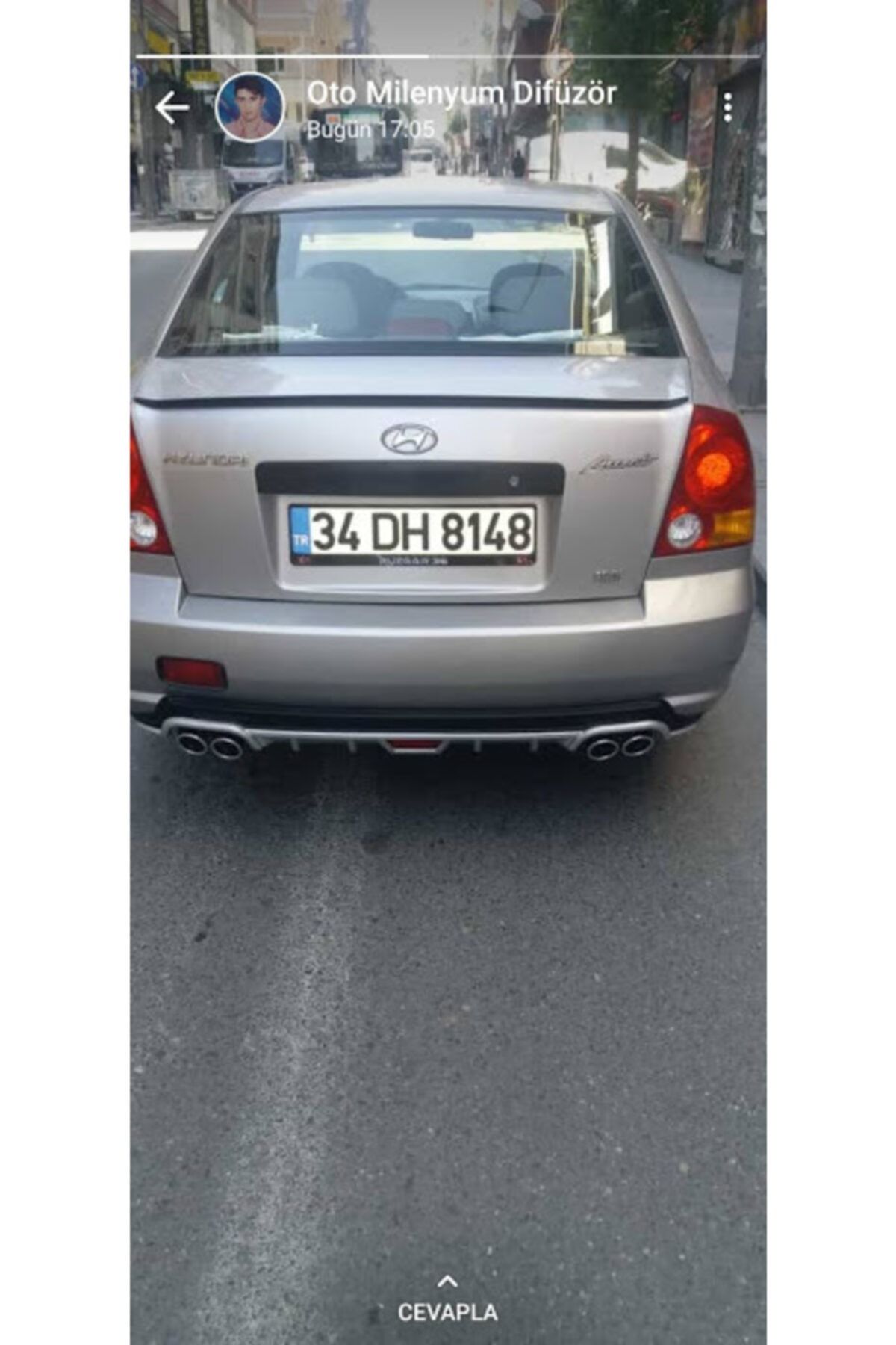 abs hyundai accent admira yumurta kasa 4 cikisli egzoz gorunumlu arka tampon ek i difuzor fiyati yorumlari trendyol