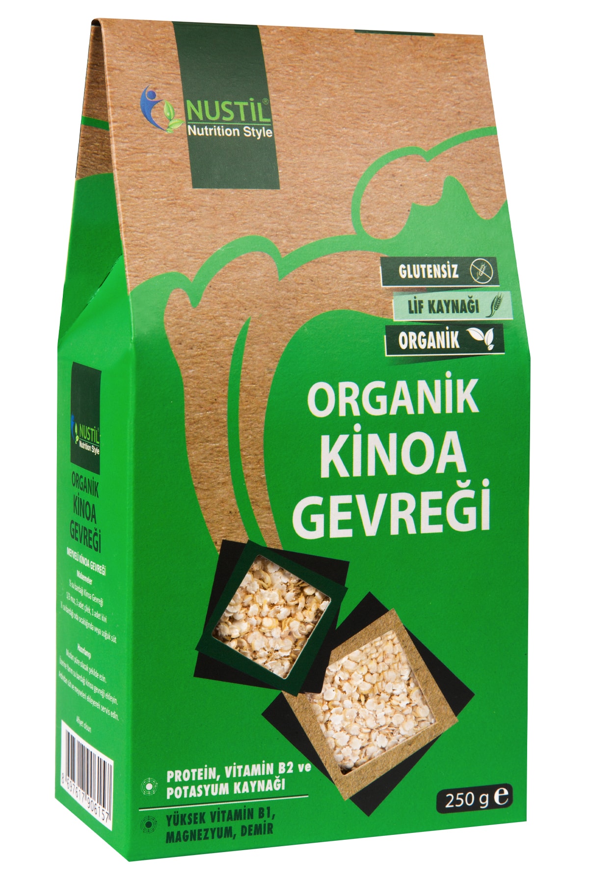 Nustil Nutrition Style Glutensiz Ve Organik Kinoa Gevreği 250gr