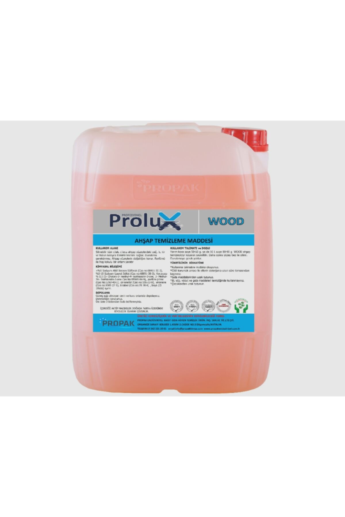 PROLÜX Propak Mobilya Ve Ahşap Yüzey Temizlik Maddesi