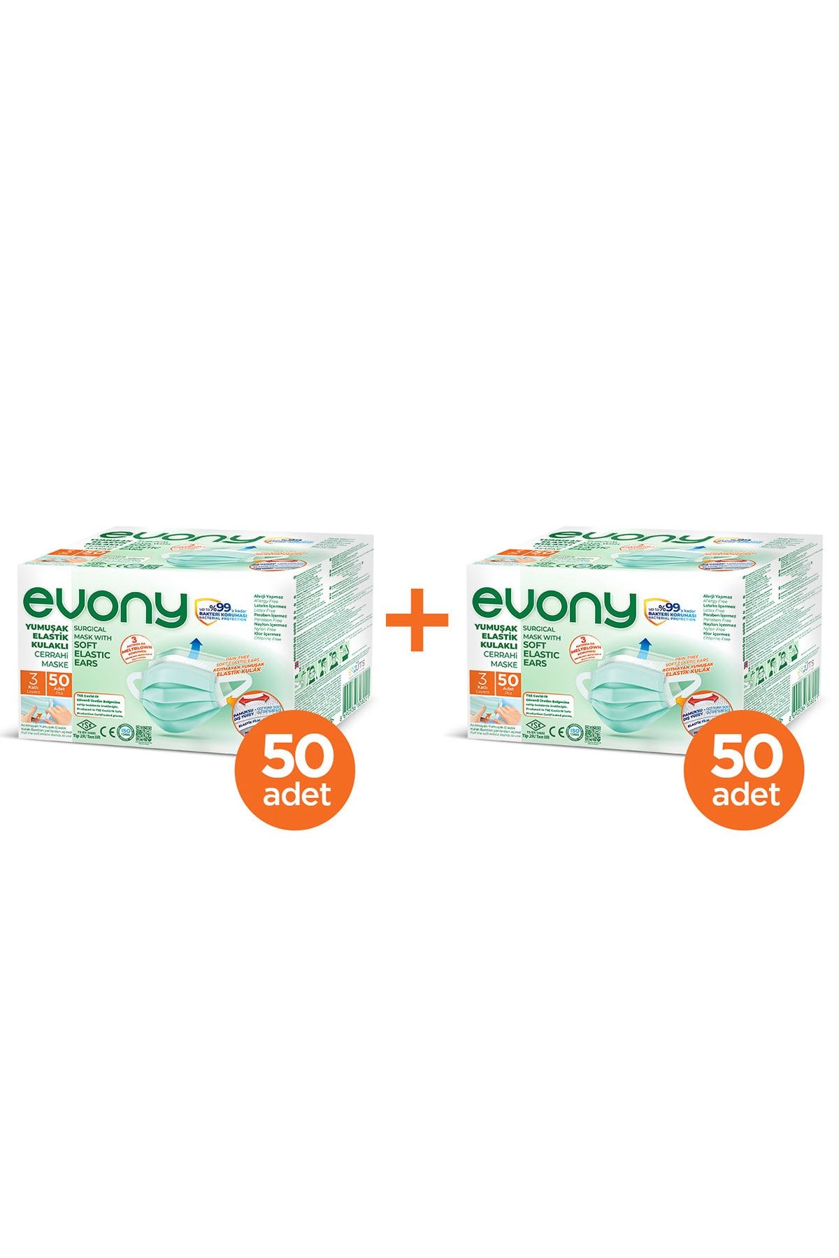 evony maske yumusak elastik kulakli cerrahi maske 100 adet yorumlari trendyol