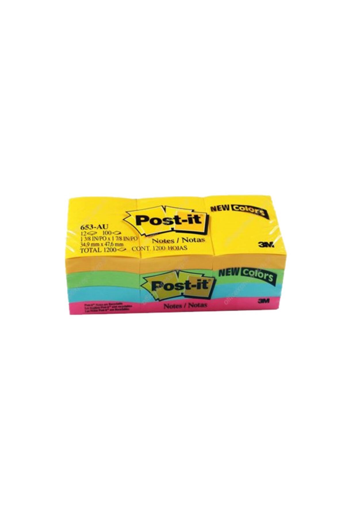 Postit 653 Yapışkanlı Not Kağıdı 38x51 Mm 70005115350 12 Li