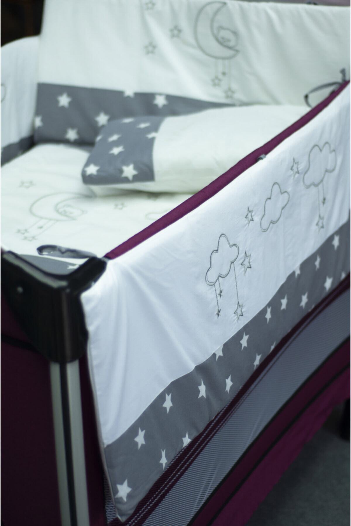 Kista Baby Cloudy Oyun Parkı Bebek Uyku Seti (6'lı Set)