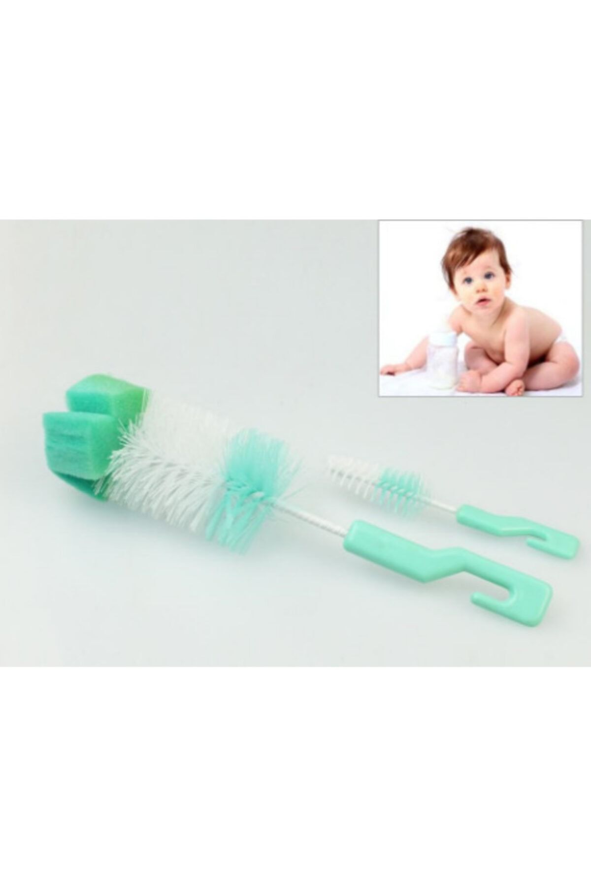 AKCİCEKSHOP Biberon Temizleme Fırça Seti