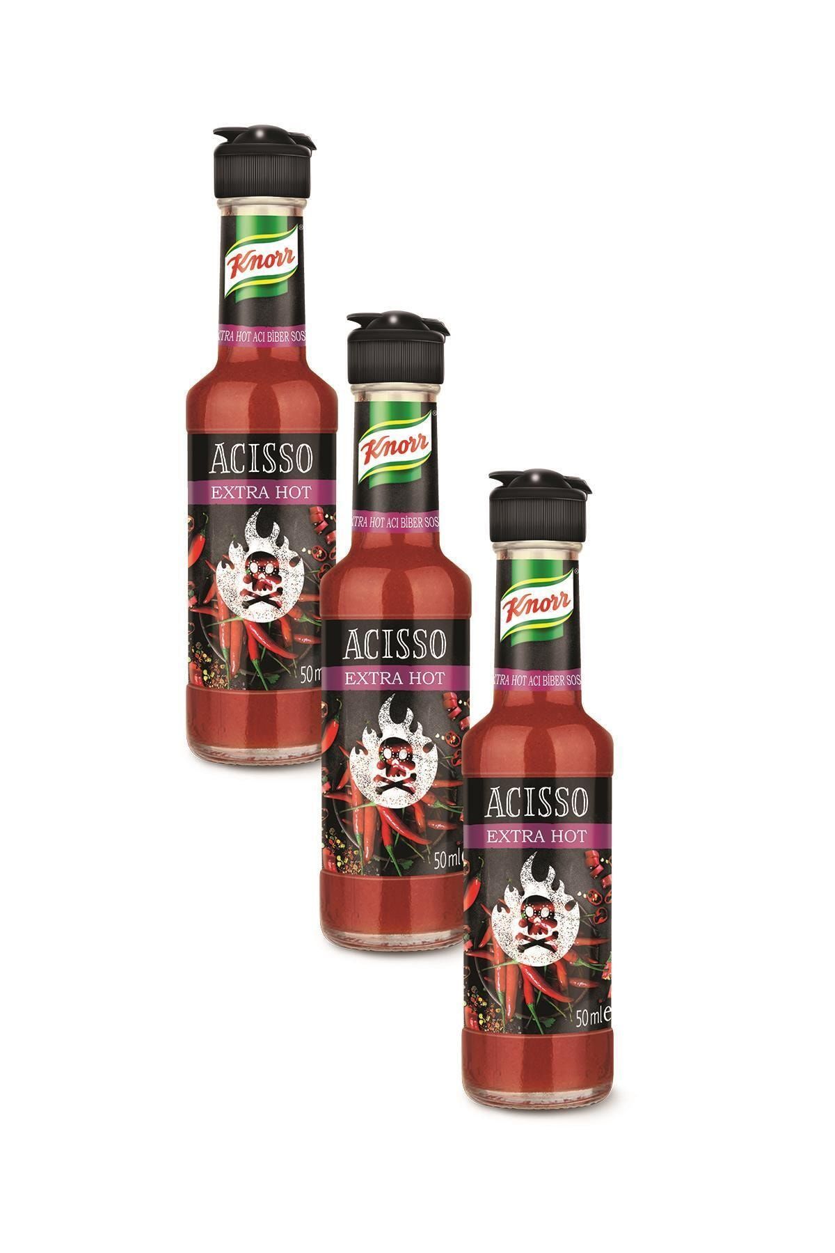 Knorr Acısso Extra Acılı 50 ml X 3 Adet