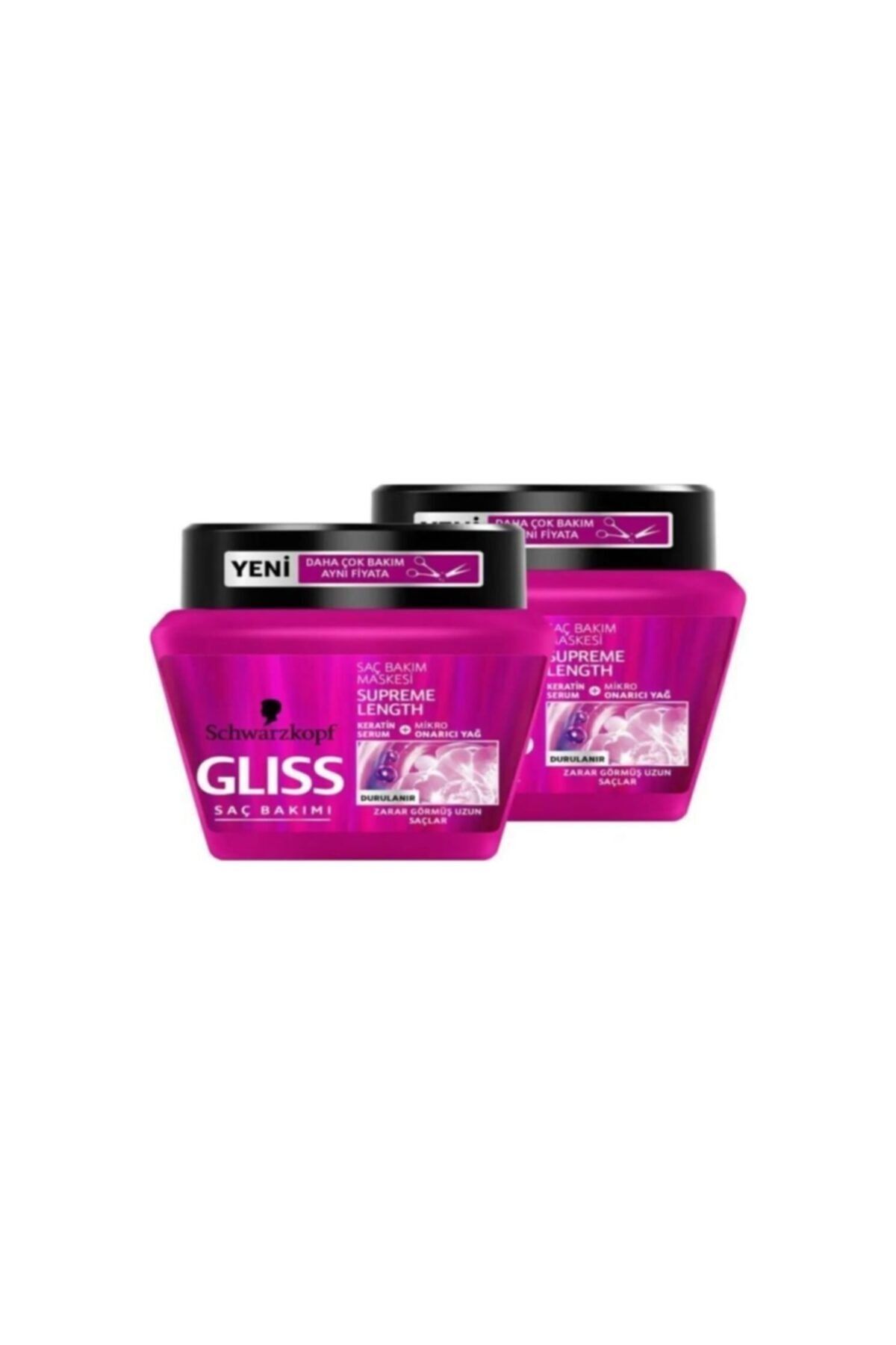 Gliss Supreme Length 2'li Saç Bakım Maskesi 300 ml