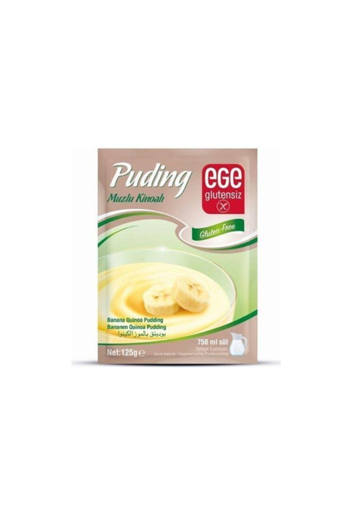 Ege Glutensiz Muzlu Kinoalı Puding 125 gr.