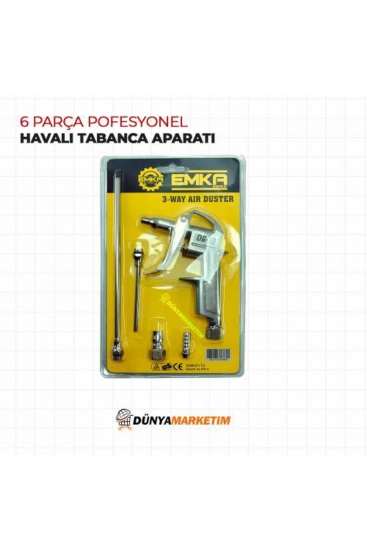 Emka Hava Tabancası 6 Parça