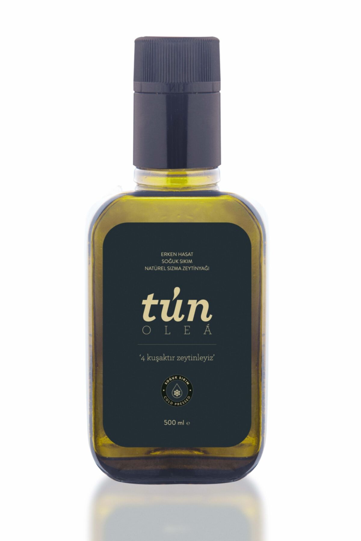 TÜN Olea 0,1 Asit Ultra Yüksek Polifenollü Erken Hasat Zeytinyağı 500 ml